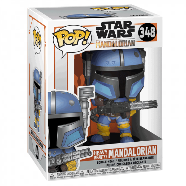 FUNKO POP! - Star Wars - The Mandalorian Heavy Infantry Mandaloria #348